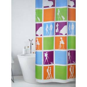 Шторка душевая Bacchetta Storyboard Multicolor